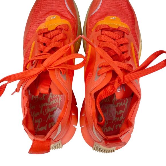 Reebok ZIG Kinetica Sneakers Horizon Orange Running Athletic Shoes Womens 8M - Picture 7 of 11